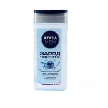 гель для душа NIVEA мужской, Энергия чистоты
