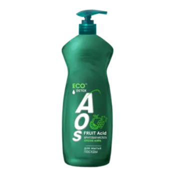 гель для мытья посуды AOS ЭКО с Фруктовыми кислотами 900 г