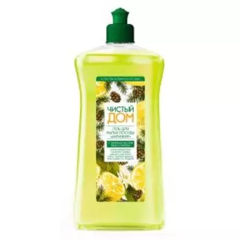 Гель для мытья посуды Чистый дом Лимон и хвоя, 500 мл