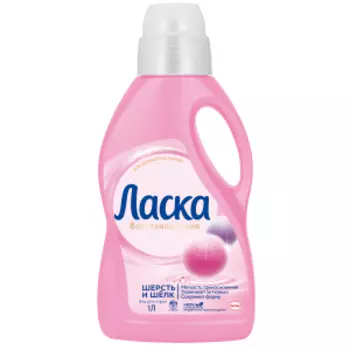 Гель для стирки Ласка Шерсть и шелк, 1 л, 16 стирок