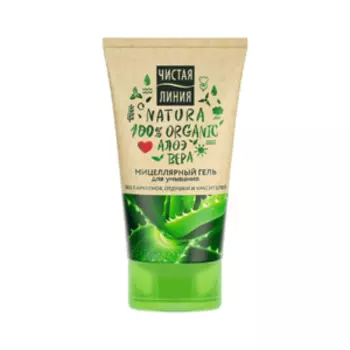 Гель мицеллярный Чистая Линия Natura для умывания, 120 мл