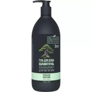 Гель-шампунь/кондиционер мужской Dream Nature Spa Care 3 в 1, 500 мл
