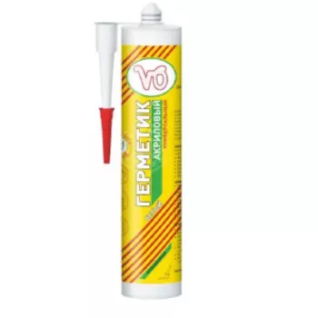 Герметик акриловый белый V6, 260мл