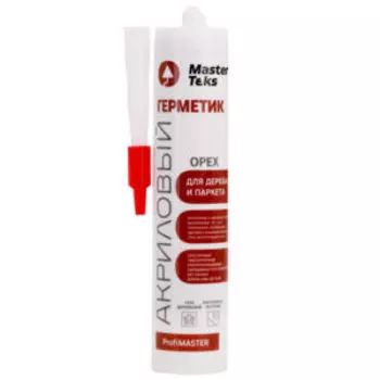 Герметик акриловый MasterTeks для дерева, паркета, ламината, 290 мл, орех
