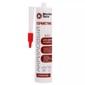 Герметик акриловый MasterTeks для дерева, паркета, ламината, 290 мл, бук