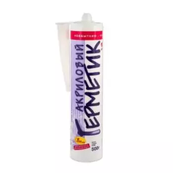 Герметик акриловый Новбытхим, белый, 500 г