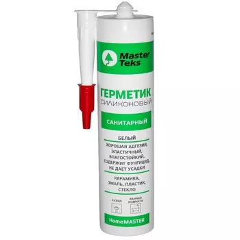 герметик силиконовый санитарный MasterTeks HM