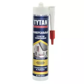 Герметик силиконовый Tytan Professional, 280 мл, универсальный бесцветный