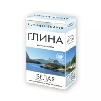 Глина для лица LutumTherapia, 100 г, белая