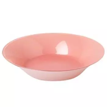 Глубокая тарелка Pink City, 22 см, стекло