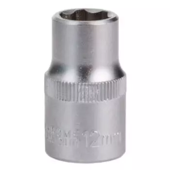 Головка шестигранная, CrV, 1/2, 12 мм