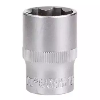Головка шестигранная, CrV, 1/2, 19 мм