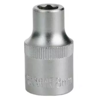 Головка шестигранная, CrV, 1/2, 8 мм