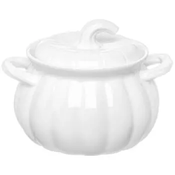 Горшочек для запекания Тыква с крышкой, 1.8 л, 21.5х19х16 см, фарфор