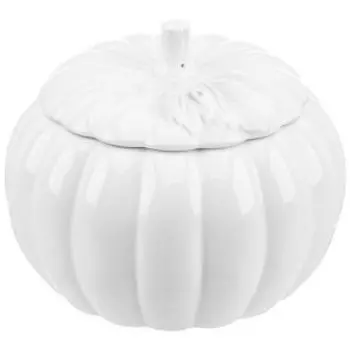 Горшочек для запекания Тыква с крышкой, 4 л, 23.5х23.5х19 см, фарфор