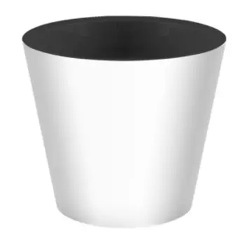 Горшок для цветов Розмари с дренажной вставкой, 16 см, 1.6 л, белый