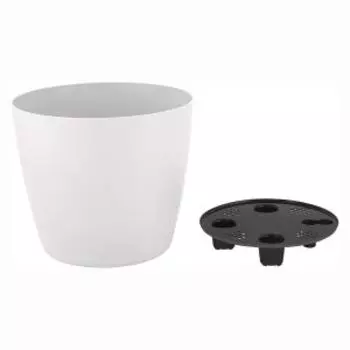 Горшок для цветов Vienna, 5 л, пластик, белоснежный жасмин