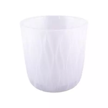 Горшок для орхидей Desert с дренажной вставкой, 15.7 см, 2.3 л, пластик, белый