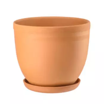 Горшок керамический Терракот с подставкой, 4л