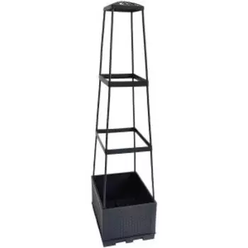 Горшок напольный для вьющихся растений J3, 15 л, 28х28х114 см