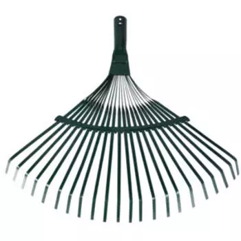 Грабли веерные, 22 спицы, 40x41 см, без черенка