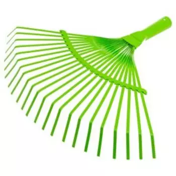 Грабли веерные Palisad стальные, 425 мм, 22 плоских зуба, эмалированные, без черенка