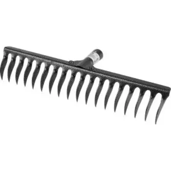 Грабли витые, 18 зубьев, рельсовая сталь