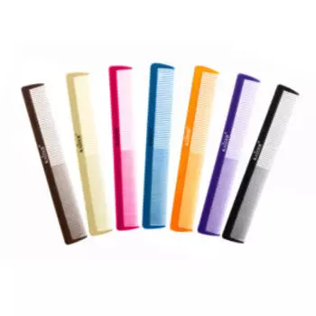 Гребень Kaizer пластиковый, без ручки, двойной, цвет ассорти, 200 мм