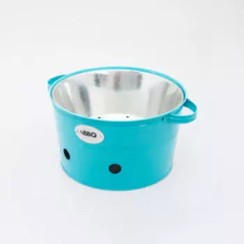 гриль уличный, диаметр 30см, высота 20см