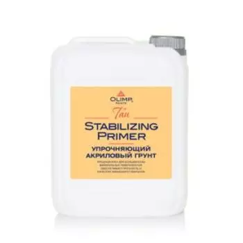 Грунт акриловый упрочняющий Olimp Тау, 5 л, для внутренней и наружной работы