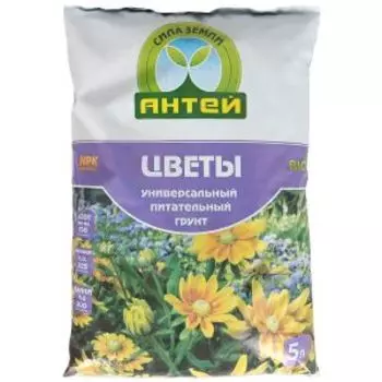 Грунт для цветов Антей, 5 л