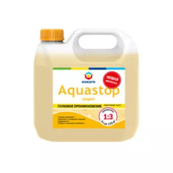 Грунт глубокопроникающий ESKARO Aquastop Stepler, 3л