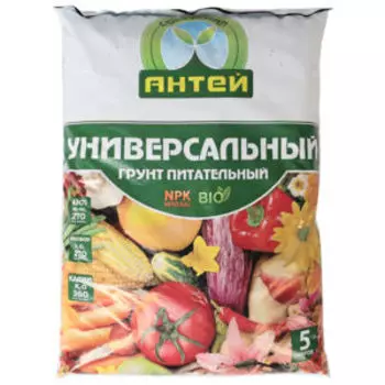 Грунт торфяной универсальный Антей, 5 л