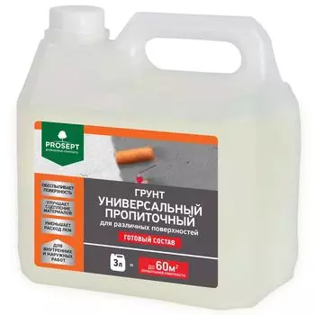 Грунт универсальный пропиточный, готовый состав, 3л