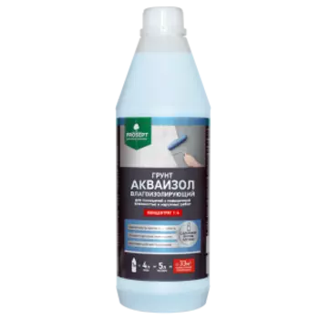Грунт влагоизолирующий Prosept Акваизол, 1 л, концентрат 1:4