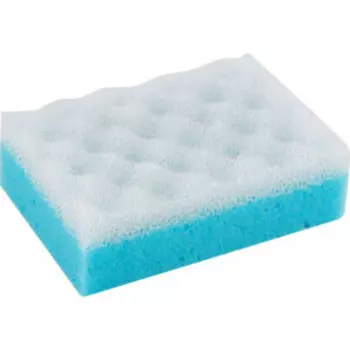 губка для тела РЫЖИЙ КОТ поролон+массаж