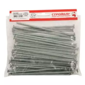 Гвоздь строительный оцинкованный Стройбат, 5,0х150 мм, 1 кг