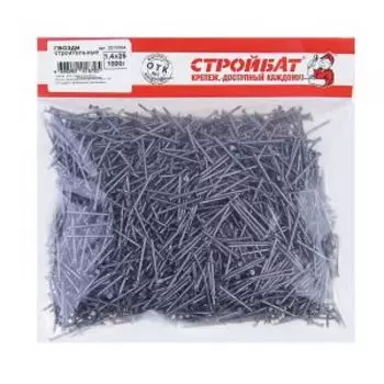 Гвоздь строительный Стройбат, 1,4х25 мм, 1 кг
