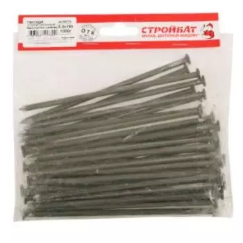 Гвоздь строительный Стройбат, 5,0х150 мм, 1 кг