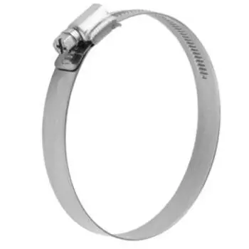 Хомут червячный Tech-Krep нержавеющий, 60х80 мм, PL-9, 2 шт