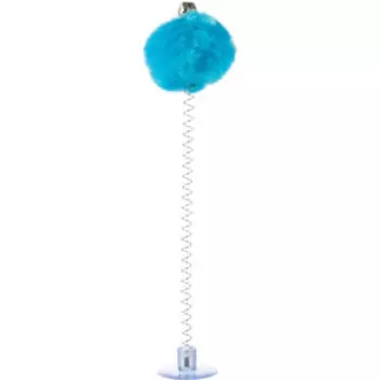 Игрушка для кошек Рыжий кот, дразнилка на присоске