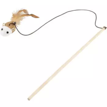 Игрушка-дразнилка Рыжий кот с мышкой