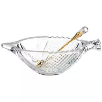 Икорница Muza с ложкой, 110 мл, стекло