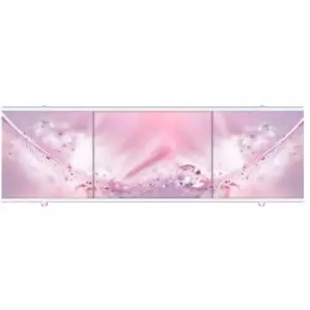 Экран под ванну Метакам Премиум А, 1.68 м, розовый