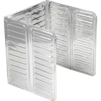 Экран защитный для плиты Gusto, 32.5х84 см, алюминий