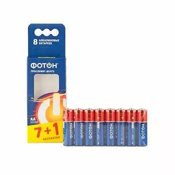 Элемент питания ФОТОН ААА, 8 шт