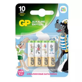 Элемент питания GP Ну, погоди! ААА LR3, 4 шт