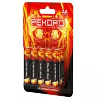 Элемент питания РЕКОРД LR6 BP10 AA, 10шт