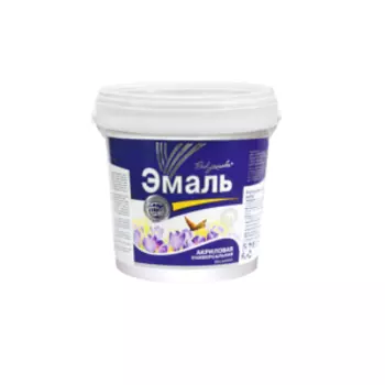 Эмаль акриловая универсальная РАДУГАМАЛЕР, белая, 1,9 кг