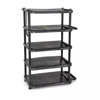 этажерка для обуви ПОЛИМЕРБЫТ, 5-и уровневая, пластик